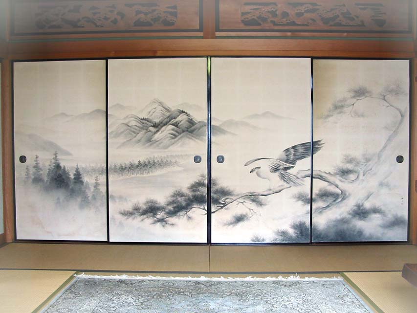 襖絵　天の橋立