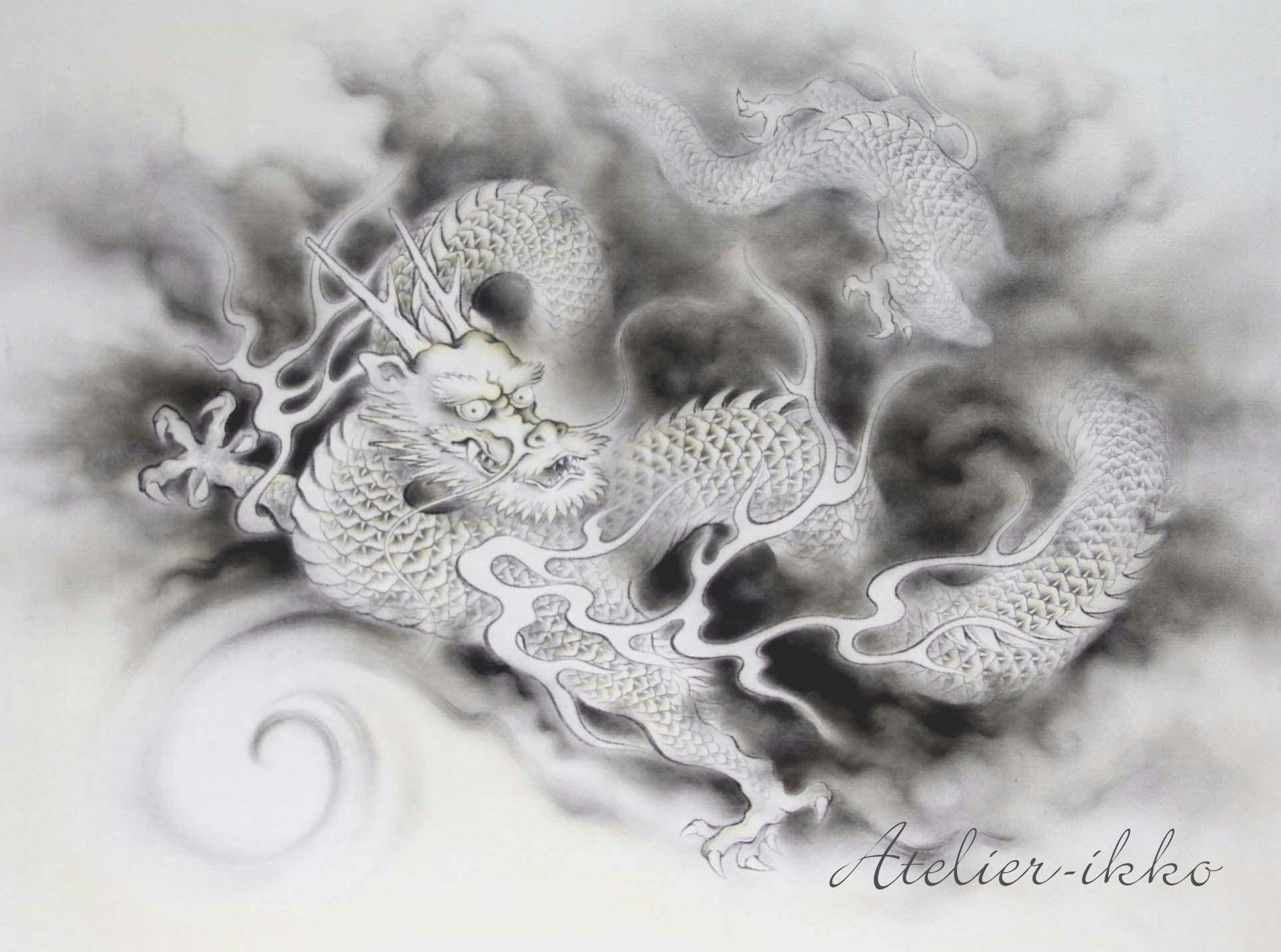 龍の絵画